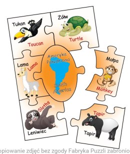 Tiere der Welt - Kleines intelligentes Puzzle