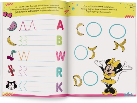 BILDUNGSBUCH A4 MINNIE-SPUREN UND BUCHSTABEN AM