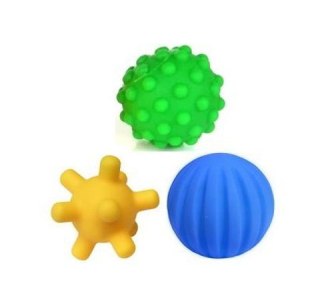 SPISZCZEK SENSORY BALLS 3PCS AM 450 AM SPIELZEUG