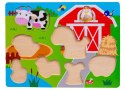 Holzbauernhof Puzzle 8 Teile. SMILY PLAY SPW83605AN