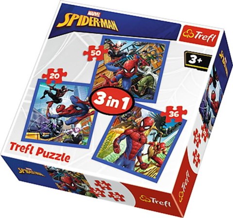 PUZZLE 3IN1 SPIDER POWER VON TREFL 34841