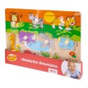 TIERE HOLZPUZZLE 10 ST. FOL SMILY PLAY SPW83596AN