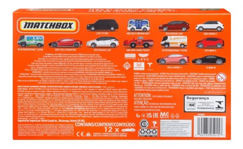 MB CAR 12 PACK ELECTRIC HGW60 AST PUD1 MATTEL