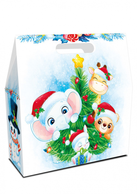 Fertige Weihnachtsmann-Pakete für Kindergärten