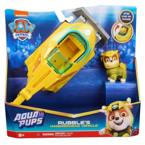 PAW PATROL AQUA POJAZDY TEMATYCZ AST 6065229 WB6 SPIN MASTER