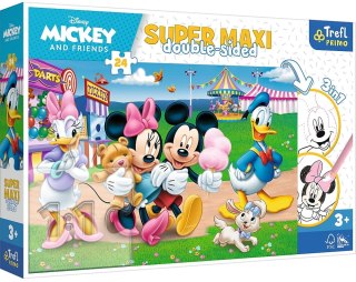 PUZZLE 24-tlg. SUPER MAXI MICKEY Vergnügungspark TREFL 41005 TREF TREFL