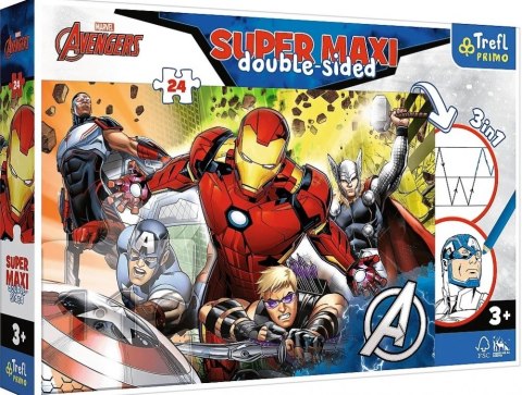 PUZZLE 24-tlg. SUPER MAXI STRONG AVENGERS PUD TREFL 41007 TREF TREFL