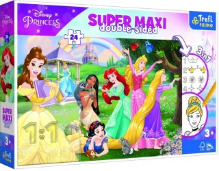 PUZZLE 24-tlg. SUPER MAXI HAPPY PRINCESS TREFL 41008 TREF TREFL