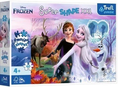 PUZZLE 60 Teile. TANZSCHWESTERN FROZEN PUD TREFL 50010 TREF TREFL