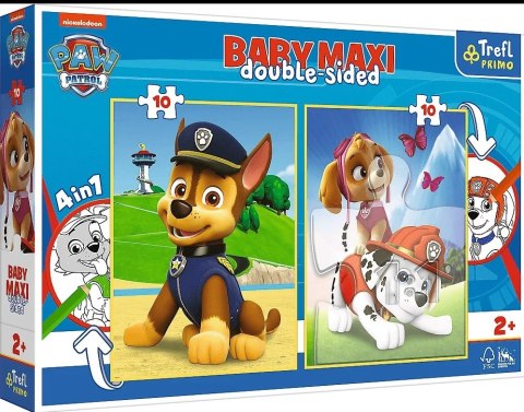 PUZZLE BABY MAXI 2X10EL. DRUŻYNA PAW PATROL TREFL 43003 TREF TREFL