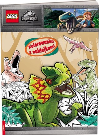 MALBUCH 205X290 LEGO JURASSIC AUFKLEBER AM