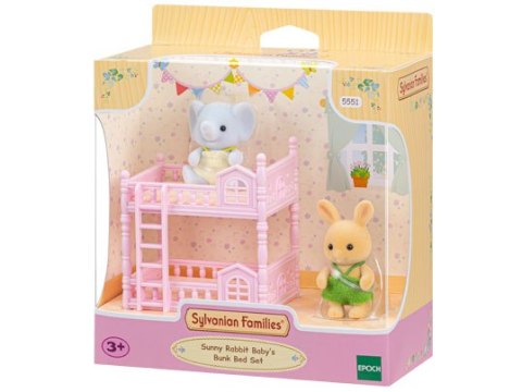 SYLVANIAN SUNNY BUNNY MIT BETT 5551 WB6 EPOCH