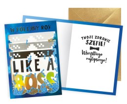CONFETTI KNF-047 BIRTHDAY LIKE A BOSS PASSION CARDS - KARTEN
