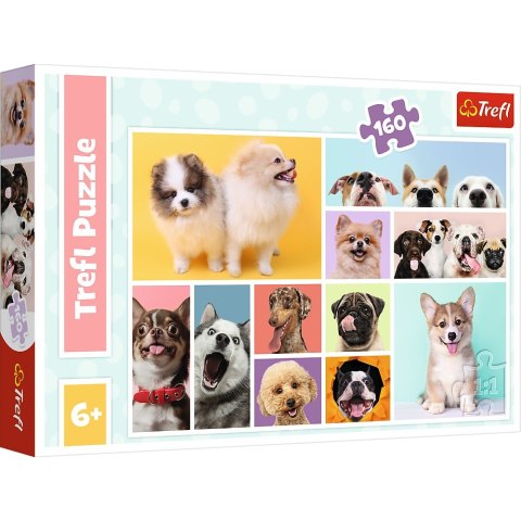 PUZZLE 160 TEILE HUNDEFREUNDSCHAFT TREFL 15412 TR TREFL