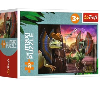 PUZZLE 20 ELEMENTE MINIMAXI ENTDECKEN SIE DIE WELT DER DINOSAURIER TREFL 21136 TR TREFL