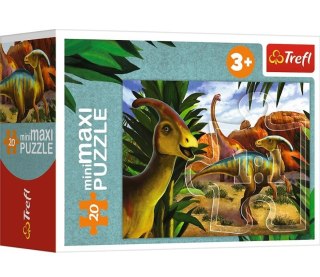 PUZZLE 20 ELEMENTE MINIMAXI ENTDECKEN SIE DIE WELT DER DINOSAURIER TREFL 21137 TR TREFL