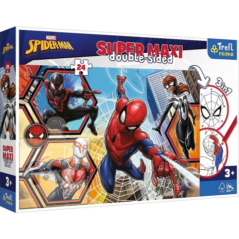 PUZZLE 24 ELEMENTE SUPER MAXI SPIDER MAN TREFL 41006 TREF TREFL