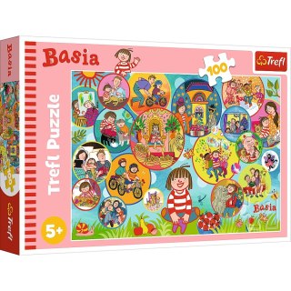 PUZZLE 100 EL VERBRINGEN SIE EINEN TAG MIT BASIA PUD TREFL 16453 TR TREFL