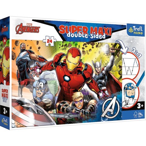 PUZZLE 24-tlg. SUPER MAXI STRONG AVENGERS PUD TREFL 41007 TREF TREFL