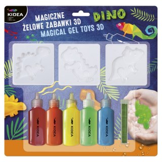 SET CREAT TOYS 3D GEL DINOSAURIER KIDEA B/C DERFORM