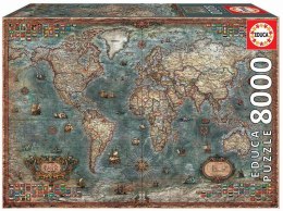 Puzzle 8000 Teile Historische Weltkarte
