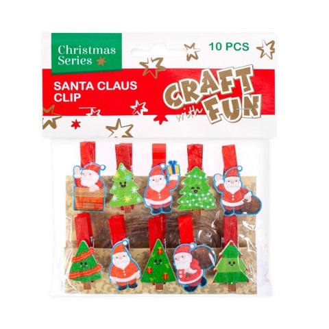 DEKORATIVE SCHNALLEN SANTA CHRISTMAS CHRISTMAS CRAFT WITH FUN 384012