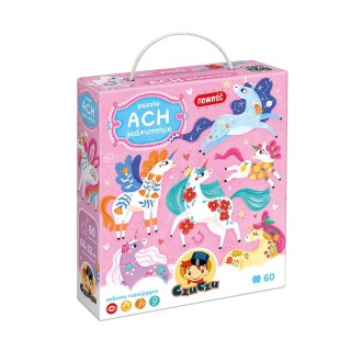 PUZZLE ACH UNICORNS 60EL CZUCZU BRIGHT JUNIOR MEDIA