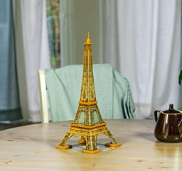 Der Eiffelturm bei Nacht. 3D-Puzzle