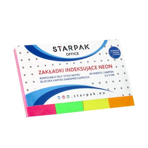 SELBSTKLEBENDE REGISTERKARTE NEON 4 STÜCK STARPAK 244151