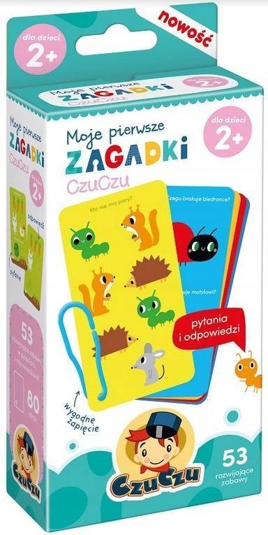 KSIĄŻECZKA EDUKACYJNA PIERWSZE ZAGADKI 2 CZUCZU 69559