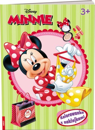 MALBUCH 205X290 DISNEY MINNIE AUFKLEBER AM