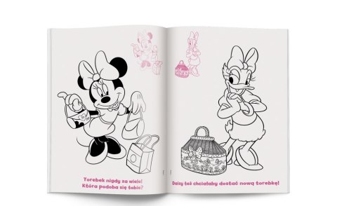 MALBUCH 205X290 DISNEY MINNIE AUFKLEBER AM