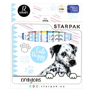 WACHSSTIFTE 12 FARBEN DOGGY STARPAK 397694