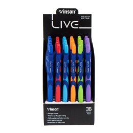 Automatischer Ölstift - Vinson Live 406182 - 0,7mm blaue Patrone