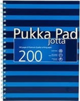 BROSCHÜRE A4 100 BLATT GRID BIND PVC NEON BLUE PUKKA 8471-NEO