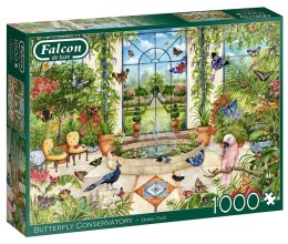 1000-teilige Puzzles FALCON Schmetterlingshaus