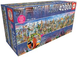 Puzzle 42000 Teile Auf der ganzen Welt