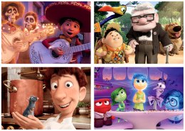 Puzzle 20 Teile + 40 Stück + 60 Stück + 80 Stück Märchenhelden (Disney/Pixar)