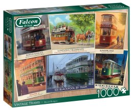 1000-teilige Puzzles FALCON Straßenbahnen aus der Vergangenheit