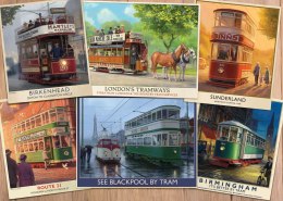1000-teilige Puzzles FALCON Straßenbahnen aus der Vergangenheit