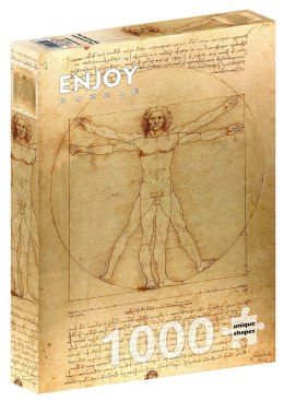 1000-teilige Puzzles Der vitruvianische Mensch, Leonardo da Vinci