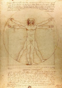 1000-teilige Puzzles Der vitruvianische Mensch, Leonardo da Vinci