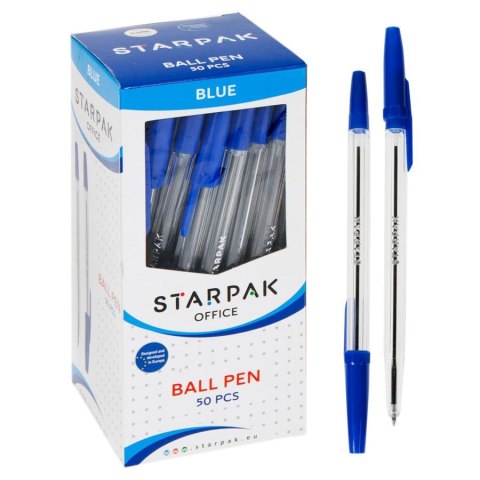 Cristal Lockable Pen - blau - Starpak 144357