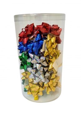 ROSNET RIBBON 10 HOLOG COL TUBE A 24 GESCHENKPACKUNG
