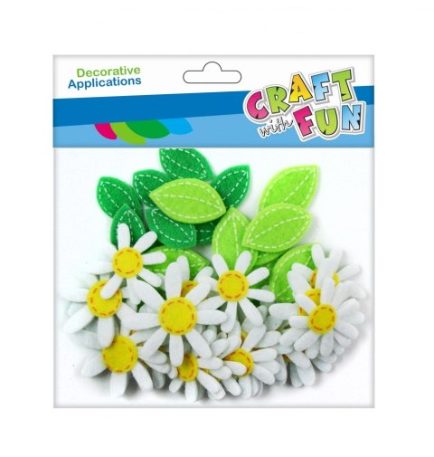 DEKORATIVER SELBSTKLEBENDER FILZ DAISY CRAFT WITH FUN 463750