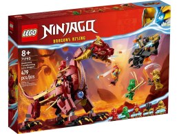LEGO® Ninjago - Ein Lavadrache, der sich in eine Feuerwelle verwandelt