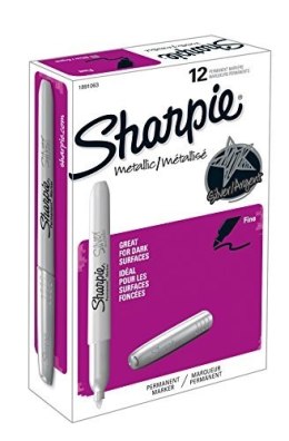 MARKER PERMAN CIRCLE P-MATE SHARPIE SILVER METACL A 12 PAPER-MATE