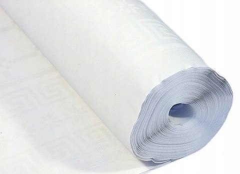 PAPIERTISCHDECKE 110X600CM WEISSE LAMINIERTE ROLLE FOL FARRO 35815 FARRO