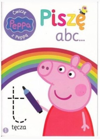 KSIĄŻECZKA EDUKACYJNA 21X29 CM PEPPA PISZE ABC MSZ 940752 MSZ MSZ