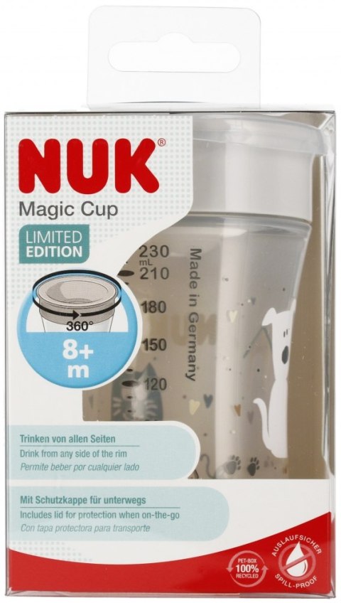 NUK MP KUBEK 230 ML 8M MAGIC CUP POPIELATY 10255684 NUK